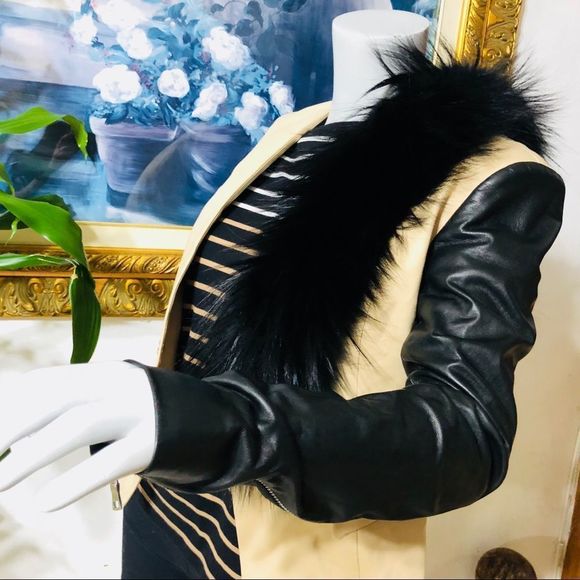 Collar mink fix fur accessory. - Picture 1 of 8